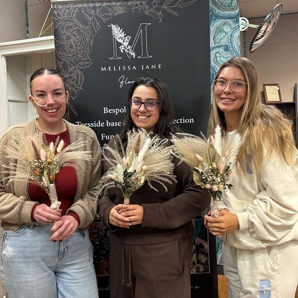 Floral workshop participants