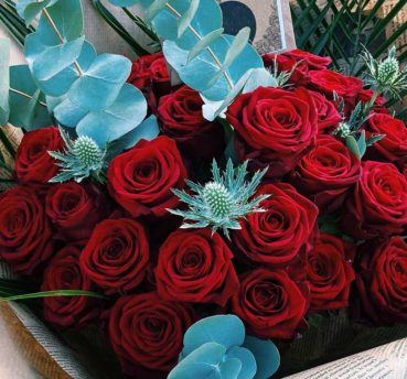 Red rose bouquet