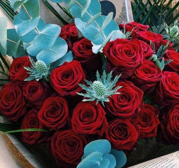 Red rose bouquet